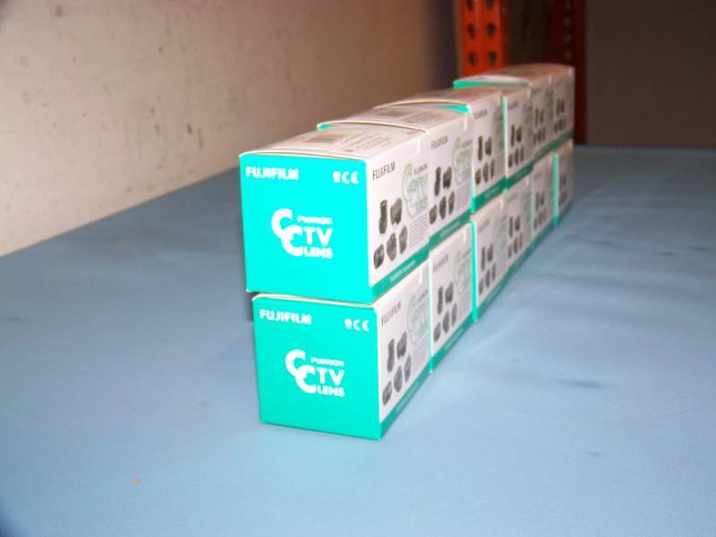 (12) FujiFilm, Fujinon, CCTV Lenses - NEW in Original Boxes