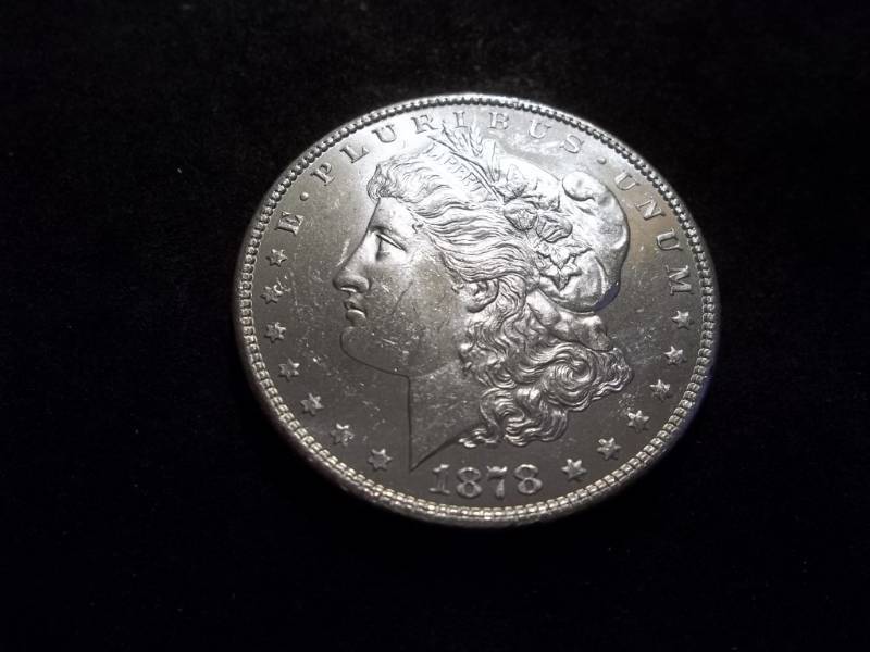 lot 1 image: 1878 S Morgan Silver Dollar Full DMPL Characteristics