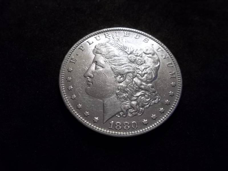 lot 3 image: 1880 Micro O Morgan Silver Dollar