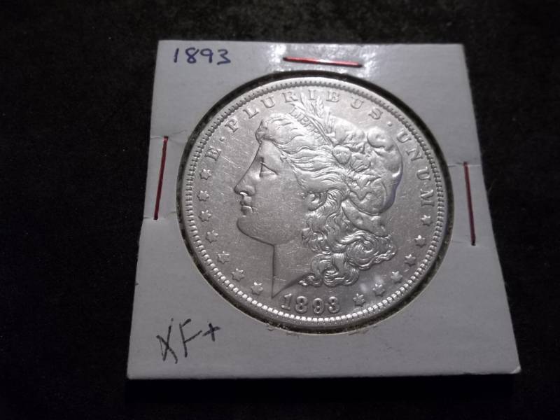 lot 12 image: 1893 Morgan Silver Dollar