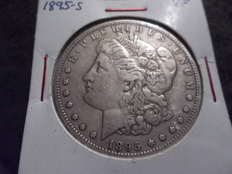 lot 15 image: 1895 S Morgan Silver Dollar