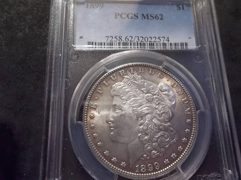 lot 17 image: 1899 Morgan Silver Dollar