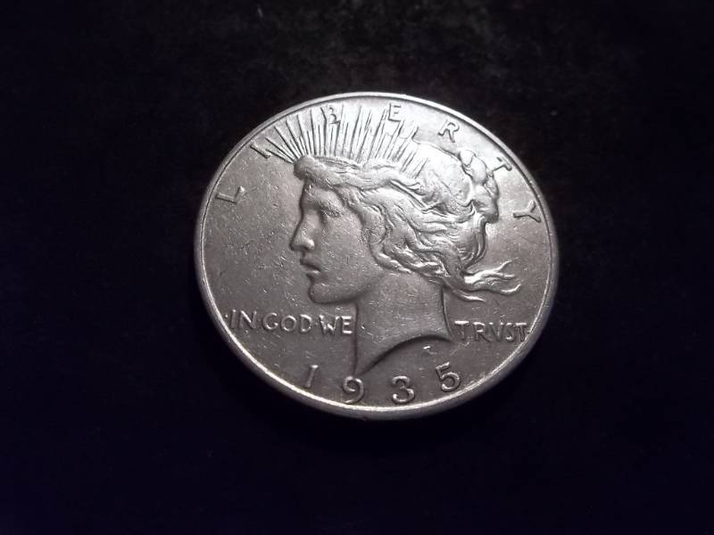 lot 30 image: 1935 S Peace Silver Dollar