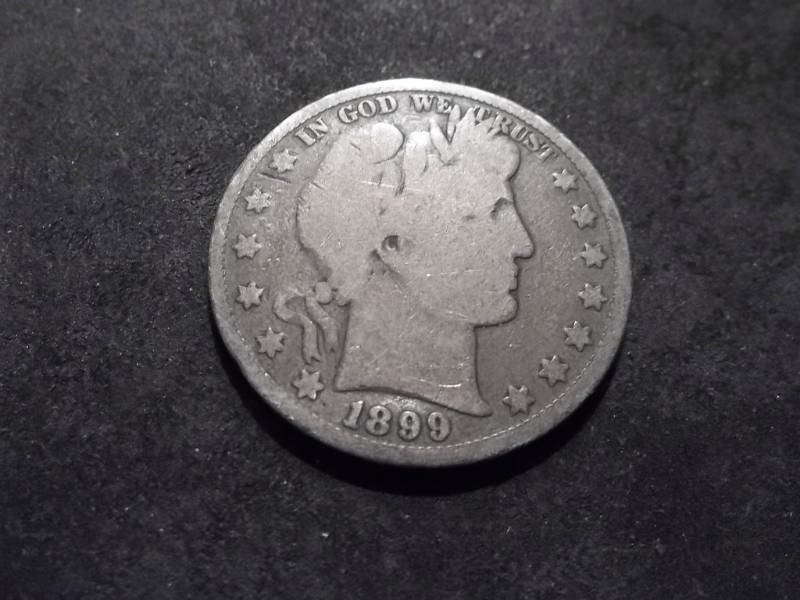 lot 50 image: 1899 Barber Half Dollar