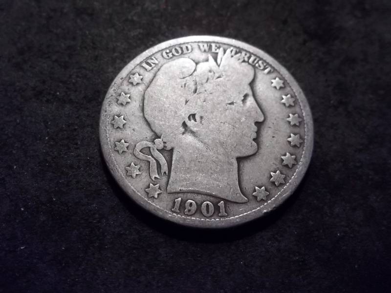 lot 52 image: 1901 Barber Half Dollar