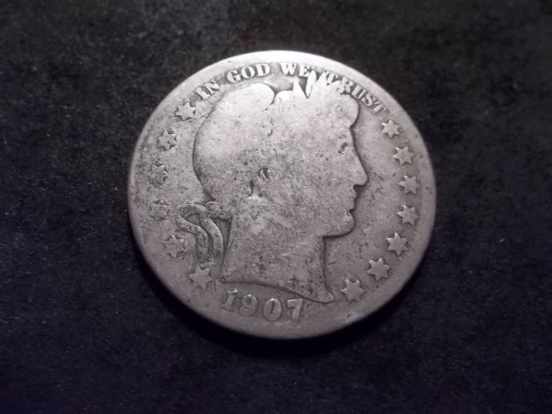 lot 54 image: 1907 O Barber Half Dollar