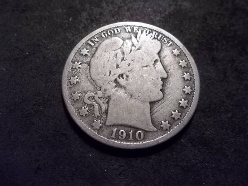 lot 56 image: 1910 Barber Half Dollar