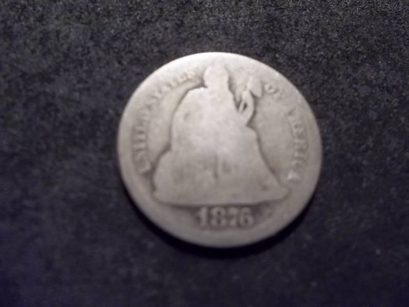 lot 67 image: 1876 S Seated Liberty Dime