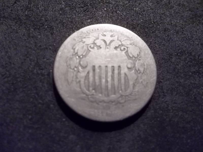 lot 70 image: 1866 Shield Nickel