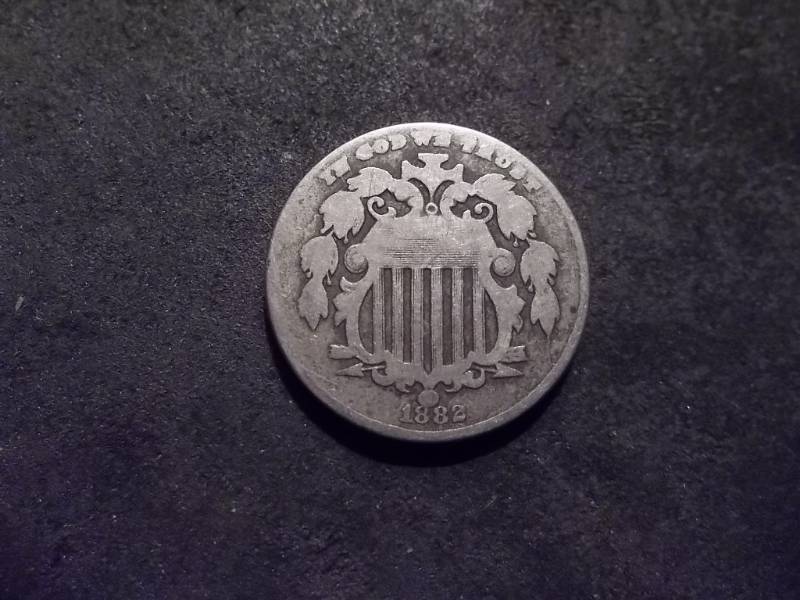 lot 74 image: 1882 Shield Nickel