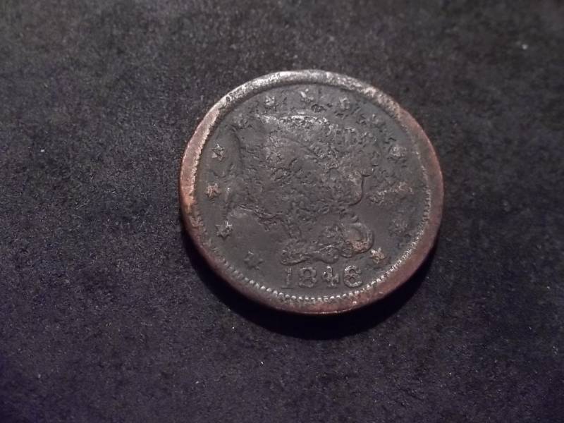 lot 97 image: 1846 Large Cent