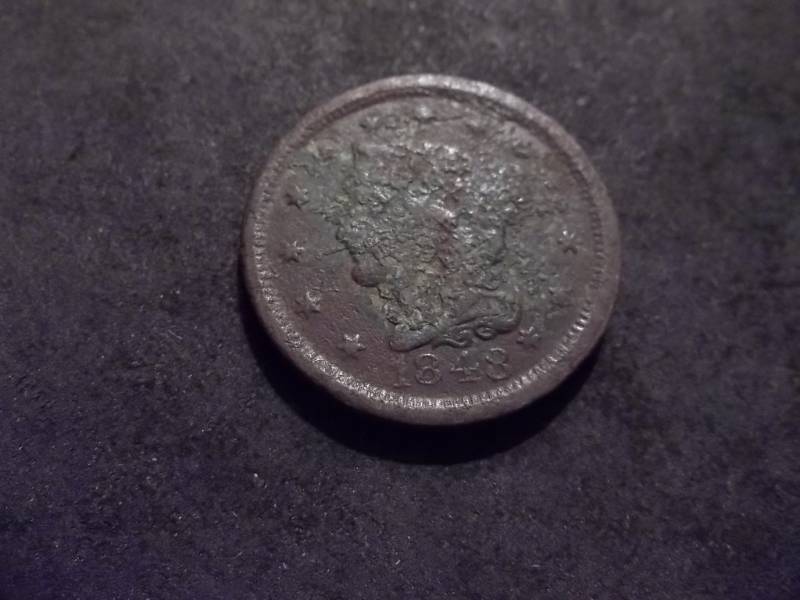 lot 99 image: 1848 Large Cent