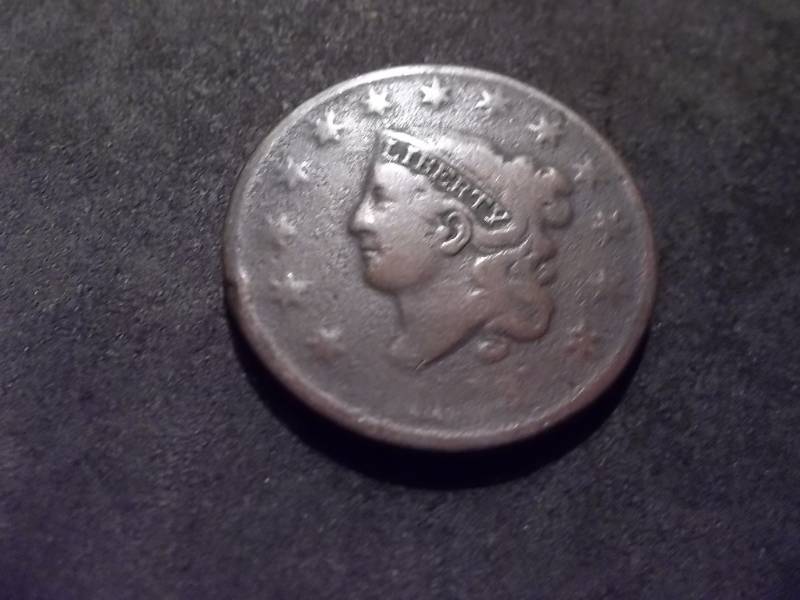 lot 102 image: 1838 Matron Head Large Cent