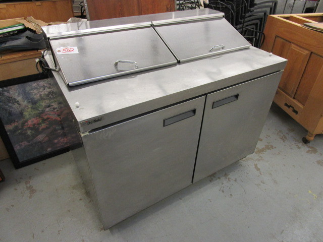 lot 450 image: DELFIELD SS 2 DOOR RESTAURANT REGRIGERATOR