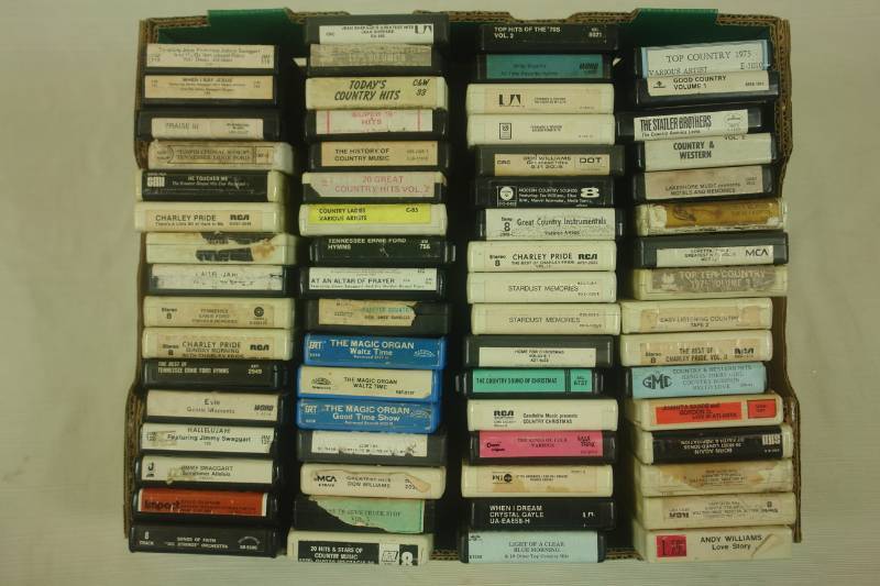lot 27 image: Lot of 8-Track Tapes