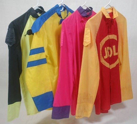 lot 62 image: 4 Horse Racing Jockey Silks