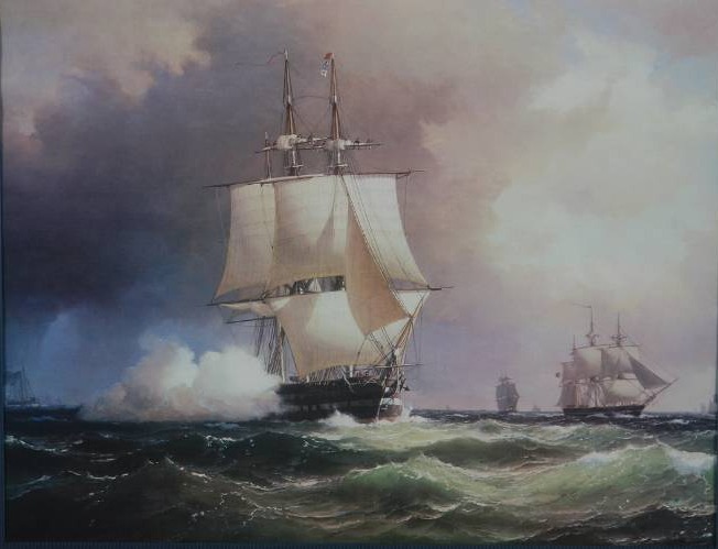 lot 11 image: Framed Maritime Prints