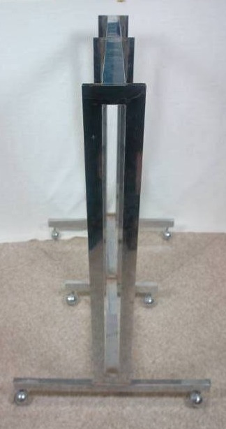 lot 63 image: Chrome Steel Store Fixture