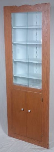lot 72 image: Corner DisplayStorage Cabinet
