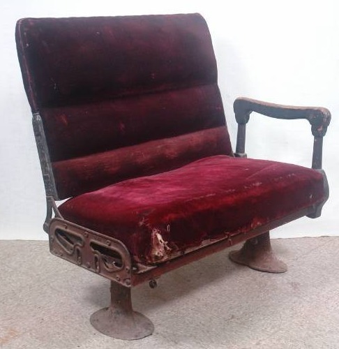 lot 1 image: Great Northern Railroad Coach Seats