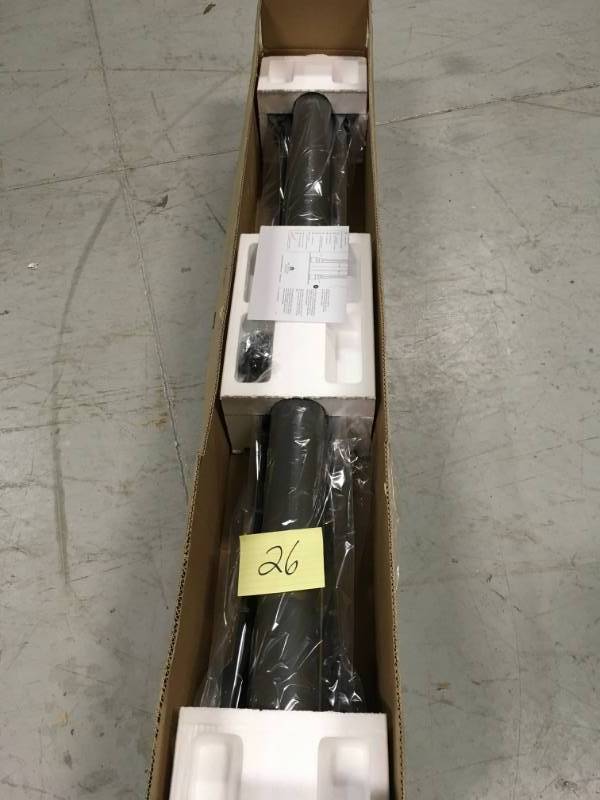 lot 26 image: Architectural Mailboxes Basic Post with Decorative Cover, Graphite Bronze not used