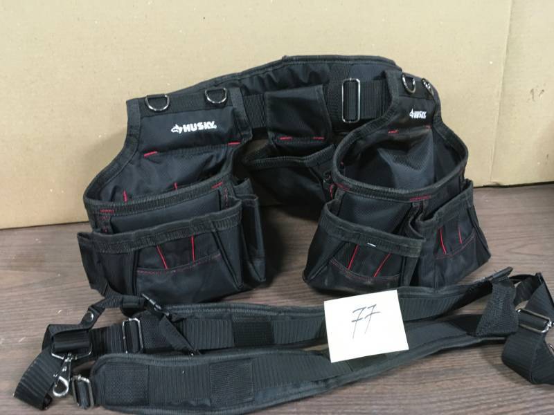 lot 77 image: HUSKY TOOL BELT not used