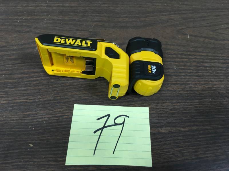 lot 79 image: DEWALT DCL044 20V Max LED Hand Held Work Light,  TOOL ONLY in working conditions