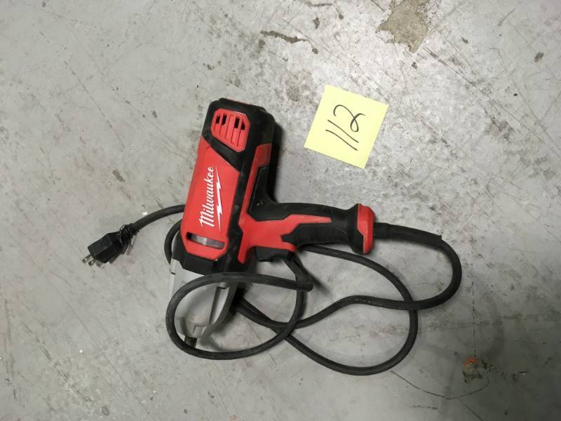 lot 112 image: Milwaukee 9070-20 12 Impact Wrench W Rocker Switch and Detent Pin Socket Retention