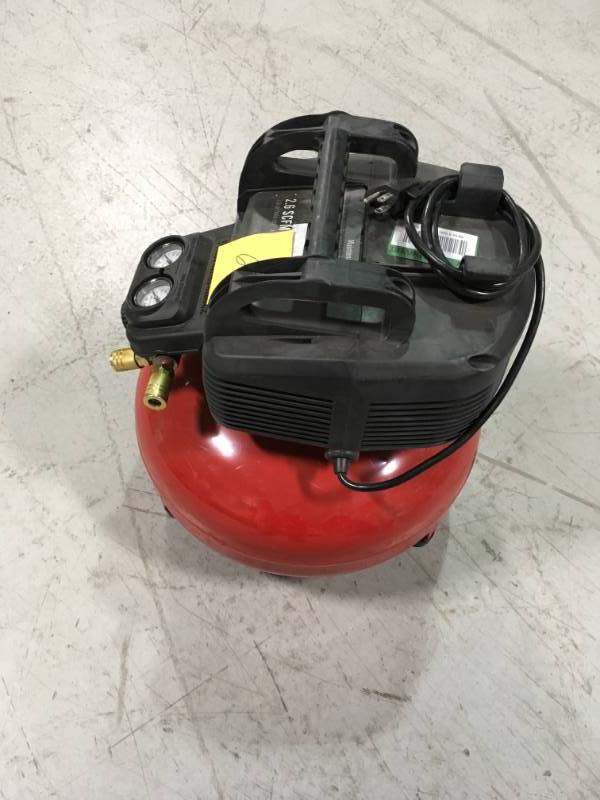 Porter-Cable 6 Gallon 0.8 HP Oil-Free Pancake Air Compressor  Used in good working cond.