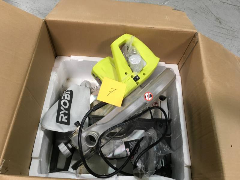 Ryobi 14 Amp 10 in. Compound Miter Saw used in like new condition
