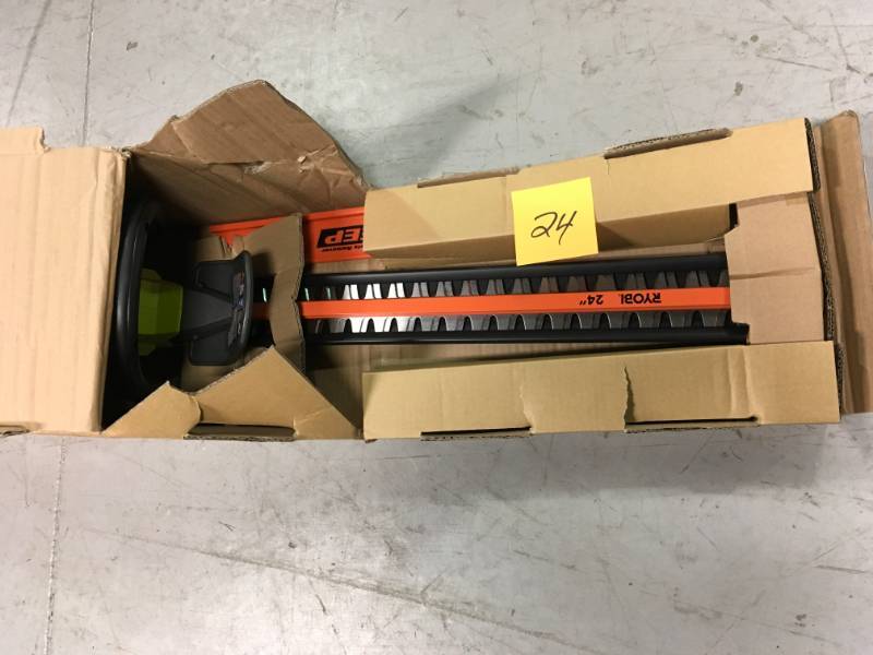 Ryobi 24in. 40-Volt Lith-ion Cordless Hedge Trimmer (Bare Tool)  Used in good working cond.