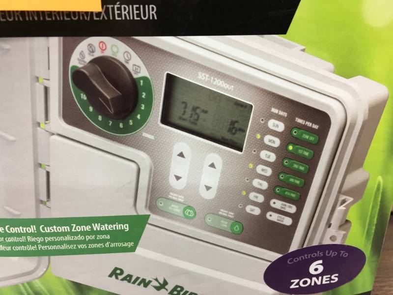 Rain Bird 6 Station Indoor Outdoor Irrigation System Timer Sprinkler Controller open box not used