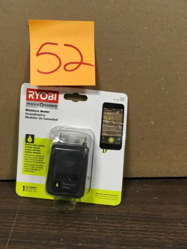 Ryobi ES3000 Phone Works Moisture Meter new