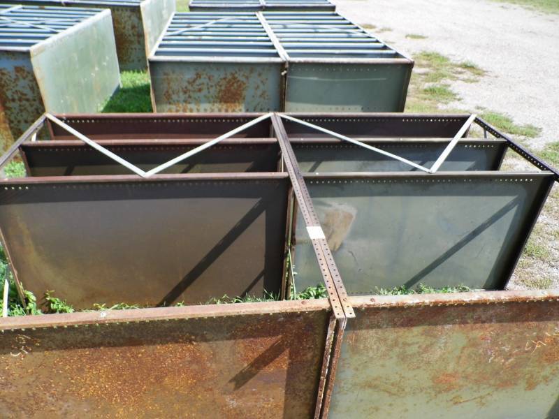 lot 5 image: Double Metal Shelf