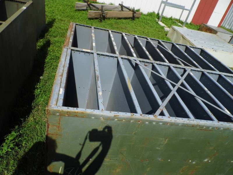 lot 7 image: Double Metal Shelf