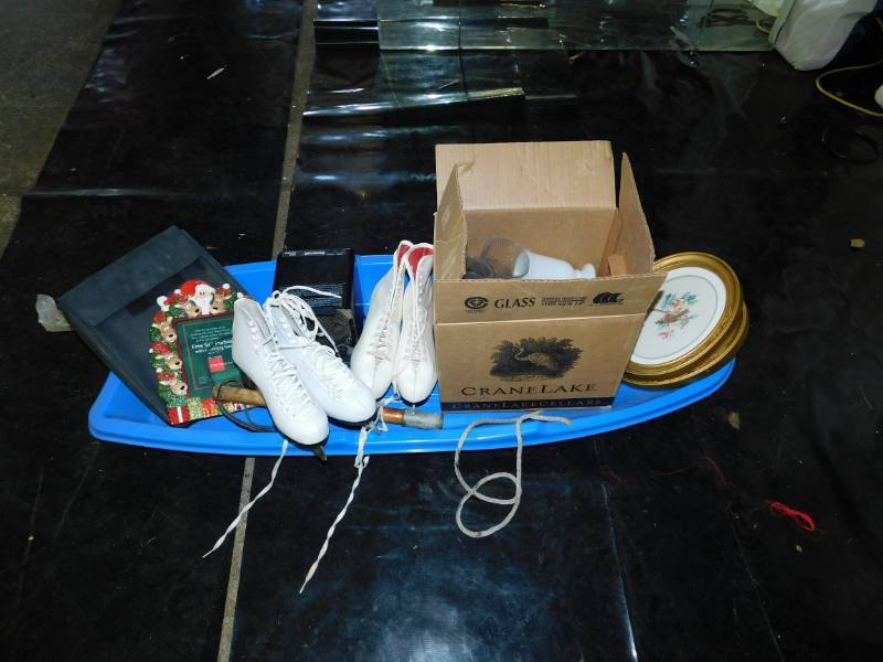 lot 42 image: Sled Full Of Miscellaneous Items