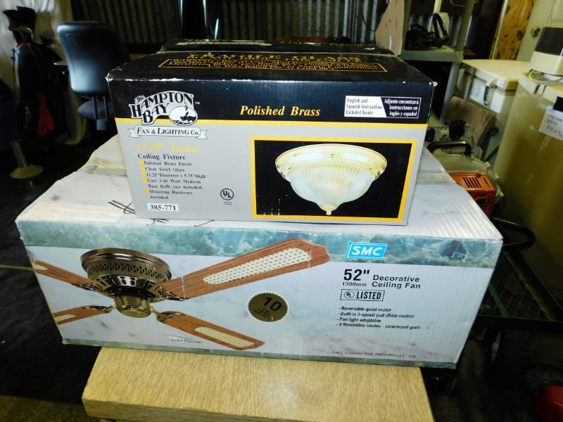 lot 46 image: SMC   52 Decorative Ceiling Fan