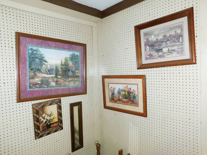 lot 64 image: Five Framed Pictures
