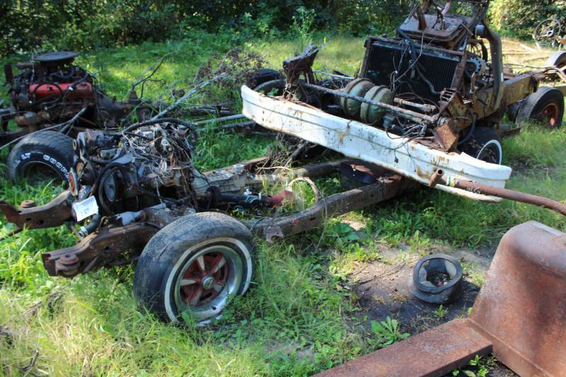 lot 137 image: Frame, Engine, Transmission, Steering Column