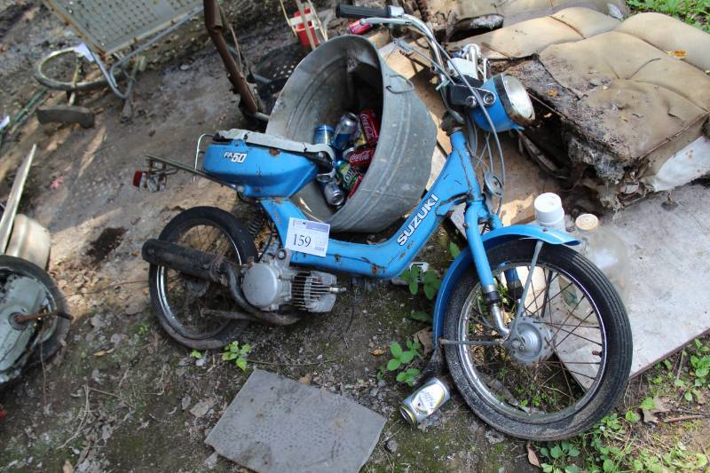 lot 159 image: Suzuki Moped Bike