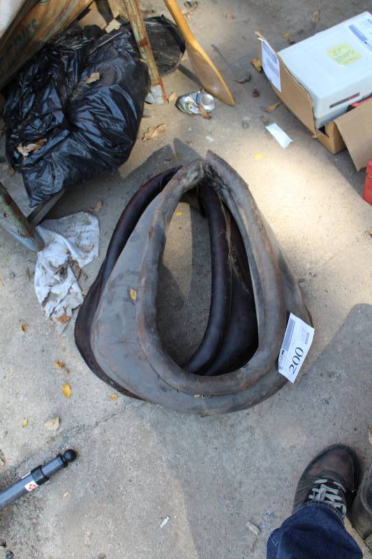 lot 200 image: Lot of (2) Horse Plow Collars