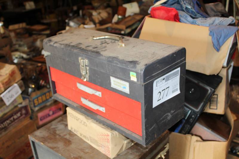 lot 277 image: Tool Box, Misc. Hand Tools