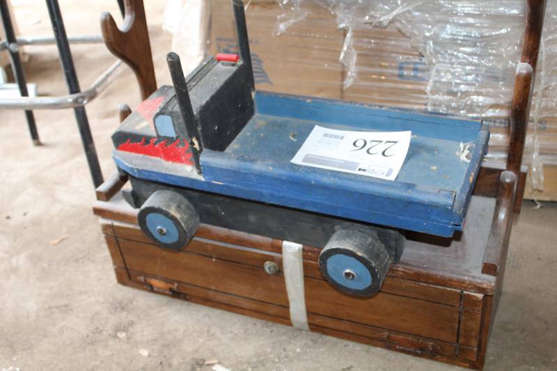 lot 226 image: Wood Toy Truck