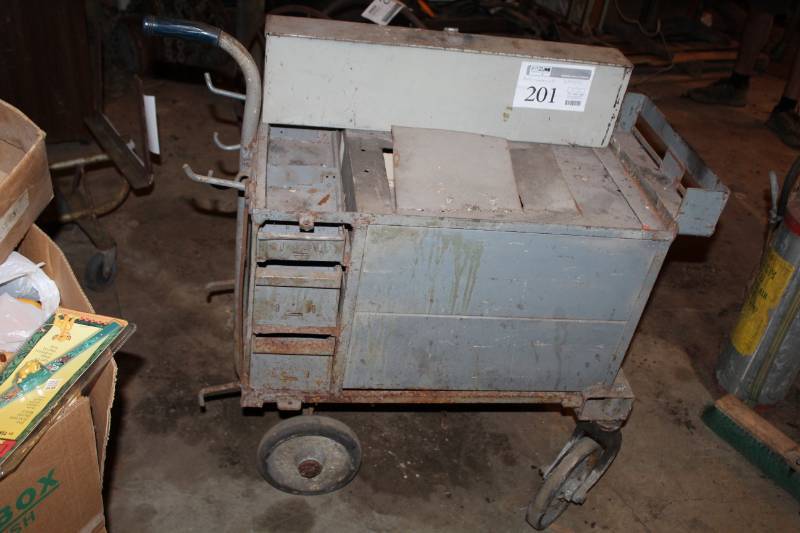 lot 201 image: Parts Organizer Cart