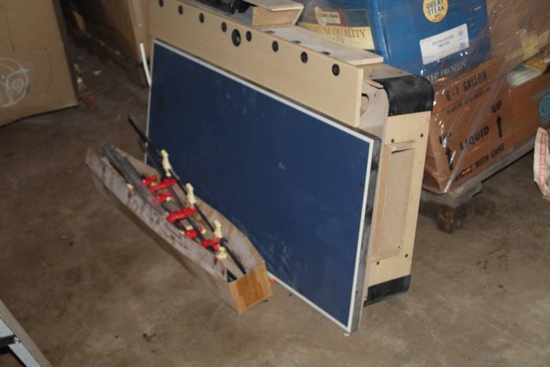 lot 288 image: Foosball Table Top, Foosball Table Parts, Air Hockey Table Top
