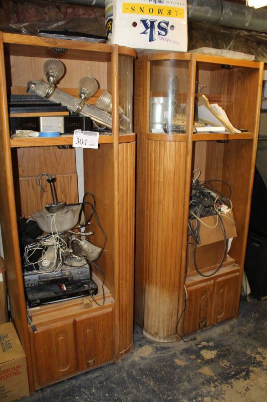 lot 304 image: 2-Piece Entertainment Center Stand