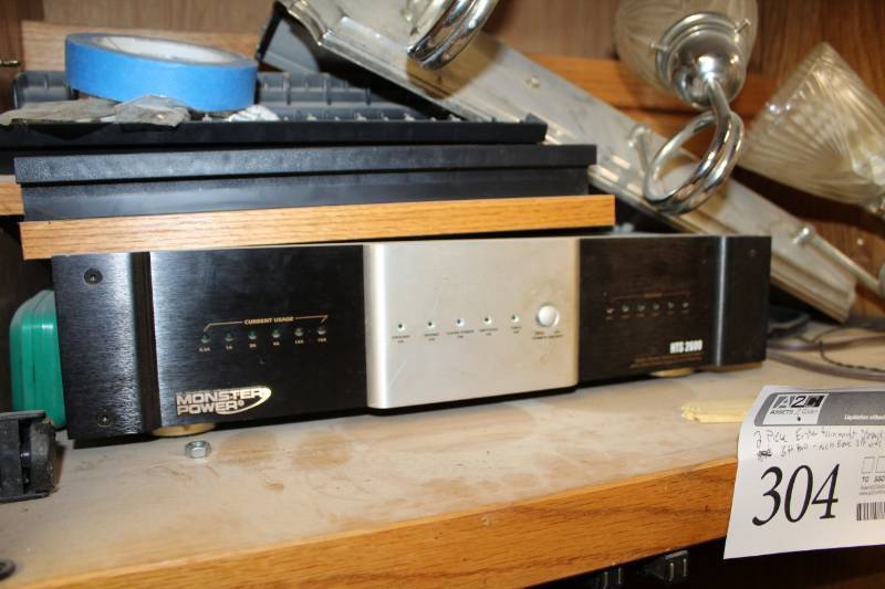 lot 305 image: Monster Power HTS 2600 Home Theatre Reference PowerCenter w Clean Power Stage 2 v.2.0 Filtering