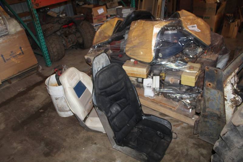 lot 313 image: Go Cart Parts - Seats, Motor, And More