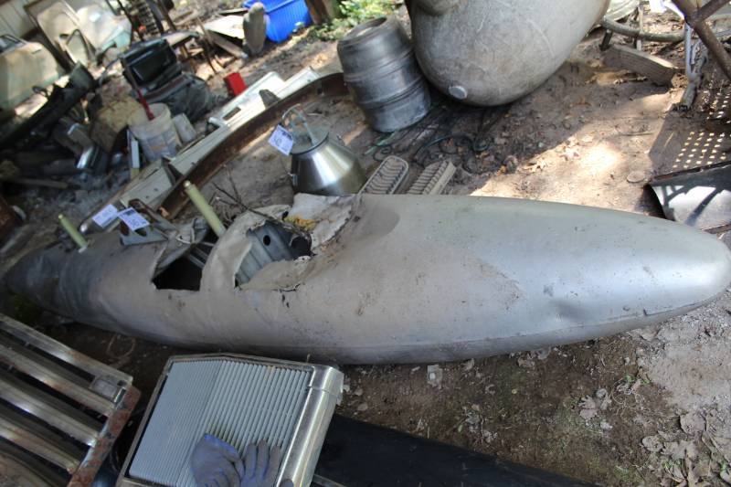 lot 345 image: Seeger Fighter Jet Fuel Dump Tank