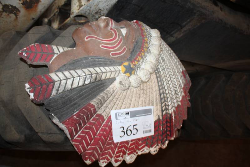 lot 365 image: Indian Face Plaque